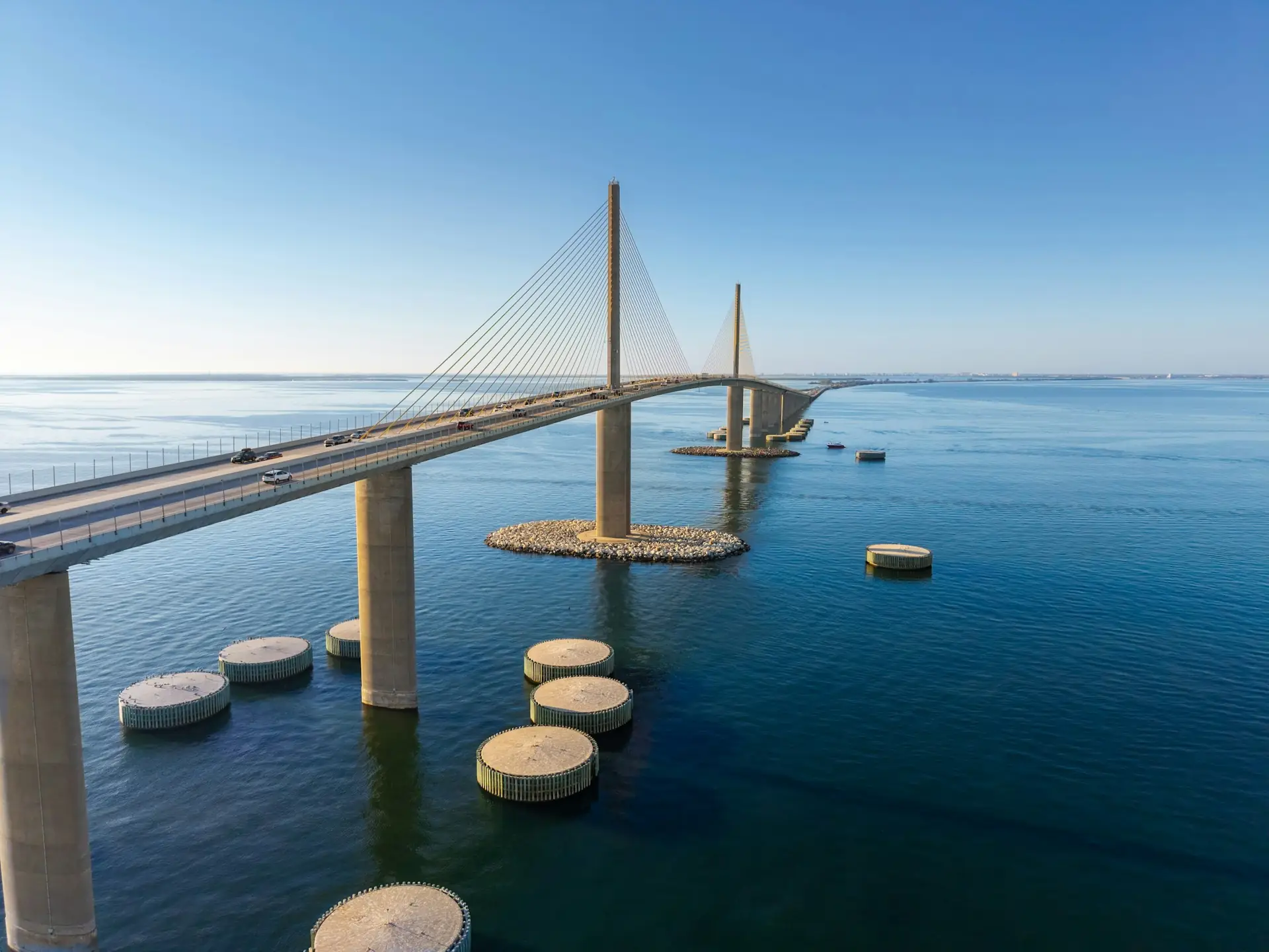 Sunshine Skyway Bridge over Tampa Bay